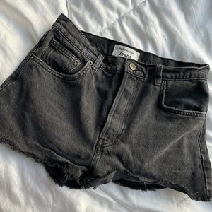 Reformation denim shorts